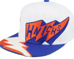 New York Knicks Fast Times Hwc White Snapback - Mitchell & Ness
