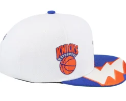 New York Knicks Fast Times Hwc White Snapback - Mitchell & Ness