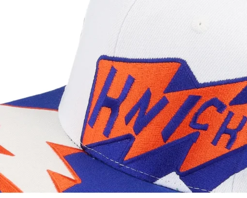 New York Knicks Fast Times Hwc White Snapback - Mitchell & Ness
