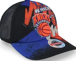 New York Knicks Hyper Black Trucker - Mitchell & Ness