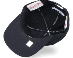New York Knicks Iridescent Xl Logo Hwc Black Snapback - Mitchell & Ness