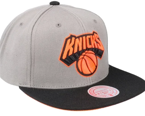 New York Knicks Neon Lights Snapback Grey/black Snapback - Mitchell & Ness