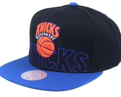 New York Knicks New York Knicks Low Big Face Black/blue - Mitchell & Ness