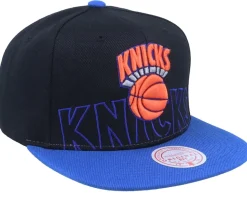 New York Knicks New York Knicks Low Big Face Black/blue - Mitchell & Ness