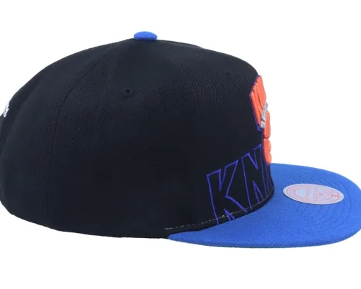 New York Knicks New York Knicks Low Big Face Black/blue - Mitchell & Ness
