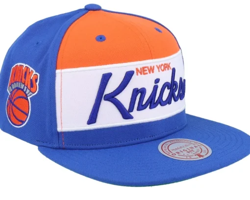 New York Knicks Retro Sport Hwc Blue Snapback - Mitchell & Ness
