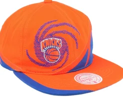 New York Knicks Spiral Deadstock Orange Snapback - Mitchell & Ness