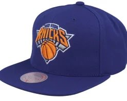 New York Knicks Team Ground 2.0 Blue Snapback - Mitchell & Ness