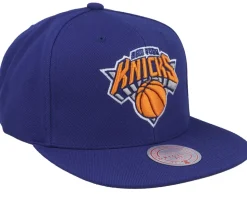 New York Knicks Team Ground 2.0 Blue Snapback - Mitchell & Ness