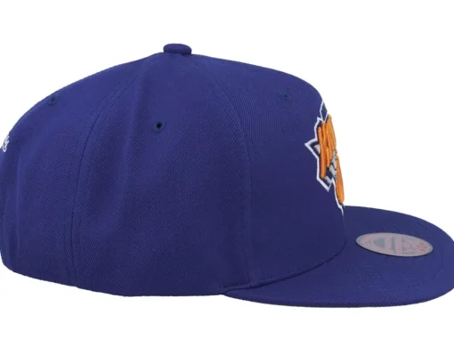 New York Knicks Team Ground 2.0 Blue Snapback - Mitchell & Ness