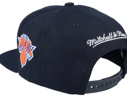 New York Knicks Team Script 2.0 Black Snapback - Mitchell & Ness