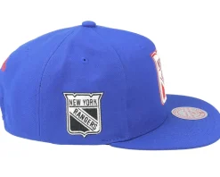 New York Rangers Alternate Flip Blue Snapback - Mitchell & Ness