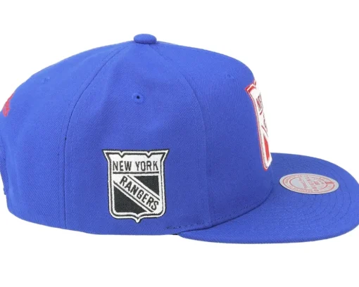 New York Rangers Alternate Flip Blue Snapback - Mitchell & Ness