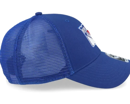 New York Rangers Branson Mvp Royal/White Trucker - 47 Brand