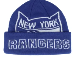 New York Rangers K.o. Knit Vintage Blue Cuff - Mitchell & Ness