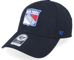 New York Rangers Mvp Black/White Adjustable - 47 Brand