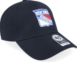 New York Rangers Mvp Black/White Adjustable - 47 Brand