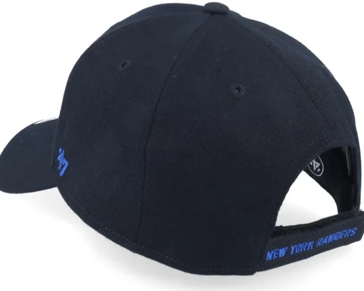 New York Rangers Mvp Black/White Adjustable - 47 Brand