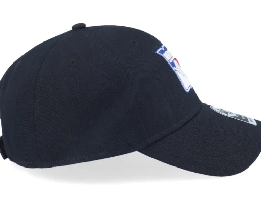 New York Rangers Mvp Black/White Adjustable - 47 Brand