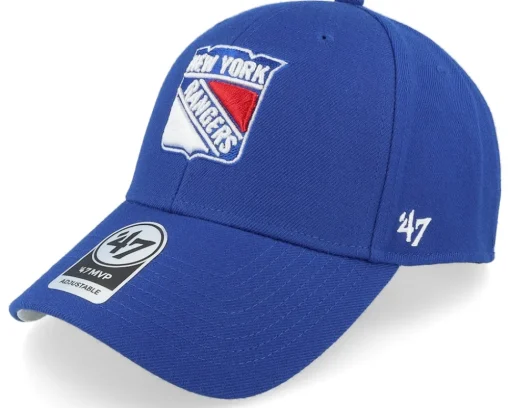 New York Rangers Mvp Navy Adjustable - 47 Brand