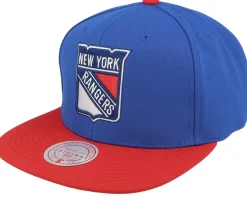 New York Rangers Team 2 Tone 2.0 Royal/Red Snapback - Mitchell & Ness