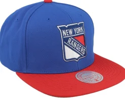 New York Rangers Team 2 Tone 2.0 Royal/Red Snapback - Mitchell & Ness