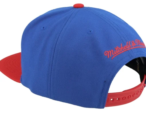 New York Rangers Team 2 Tone 2.0 Royal/Red Snapback - Mitchell & Ness