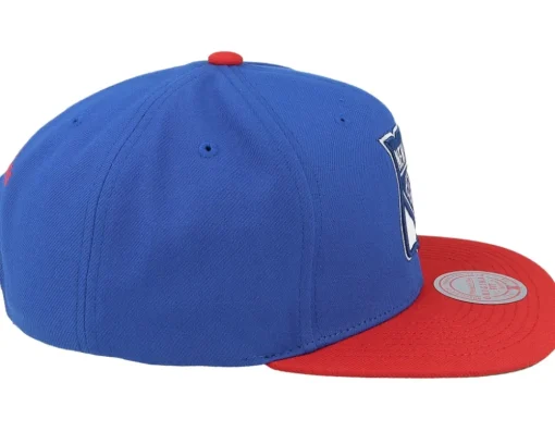 New York Rangers Team 2 Tone 2.0 Royal/Red Snapback - Mitchell & Ness