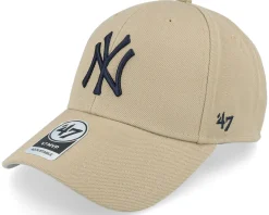 New York Yankees 47 Mvp Wool Khaki/Black Adjustable - 47 Brand