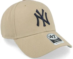 New York Yankees 47 Mvp Wool Khaki/Black Adjustable - 47 Brand