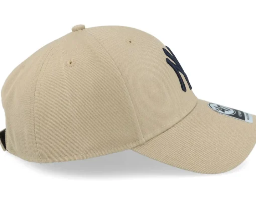 New York Yankees 47 Mvp Wool Khaki/Black Adjustable - 47 Brand