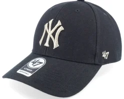 New York Yankees Ballpark 1 Mvp Black/Grey Adjustable - 47 Brand