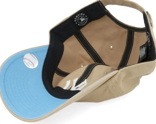 New York Yankees Ballpark Clean Up Khaki/White Dad Cap - 47 Brand
