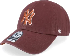 New York Yankees Ballpark Clean Up Cacao Dad Cap - 47 Brand