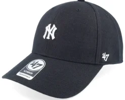 New York Yankees Base Runner Mvp Black Adjustable - 47 Brand