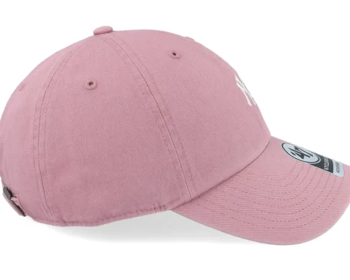 New York Yankees Base Runner Clean Up Mauve Dad Cap - 47 Brand