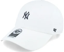 New York Yankees Base Runner Clean Up White/Navy Adjustable - 47 Brand