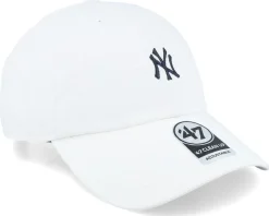 New York Yankees Base Runner Clean Up White/Navy Adjustable - 47 Brand