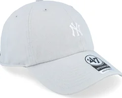New York Yankees Base Runner Clean Up Grey Dad Cap - 47 Brand