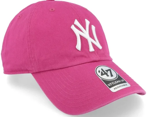 New York Yankees Brand Clean Up Orchid Dad Cap - 47 Brand