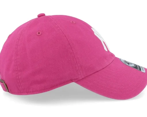 New York Yankees Brand Clean Up Orchid Dad Cap - 47 Brand