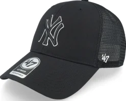 New York Yankees Branson Mvp Black Trucker - 47 Brand