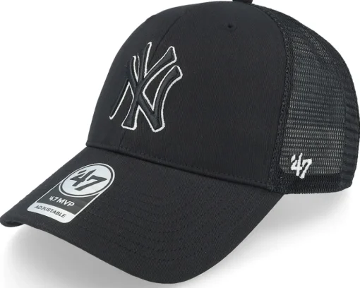 New York Yankees Branson Mvp Black Trucker - 47 Brand