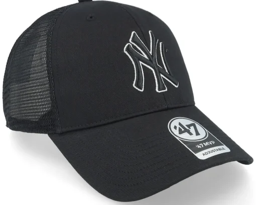 New York Yankees Branson Mvp Black Trucker - 47 Brand