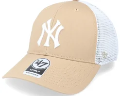 New York Yankees Branson Mvp Khaki/White Trucker - 47 Brand