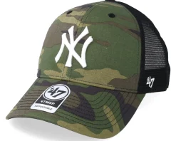New York Yankees Branson 47 Mvp Camo/Black Trucker - 47 Brand