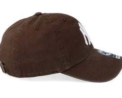 New York Yankees Clean Up Brown/White Adjustable - 47 Brand