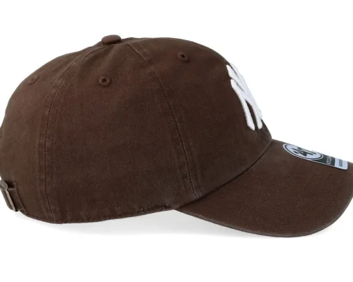 New York Yankees Clean Up Brown/White Adjustable - 47 Brand