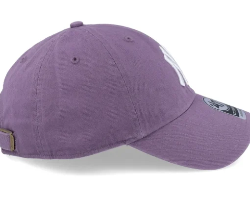 New York Yankees Clean Up White/Iris Adjustable - 47 Brand