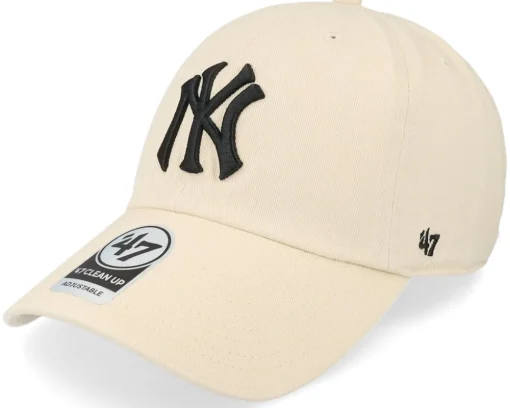 New York Yankees Clean Up Natural Dad Cap - 47 Brand